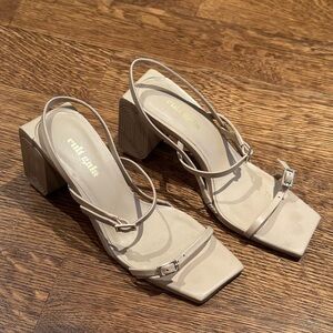 Cult Gaia Maeve Block Heel Slingback Sandals size 35